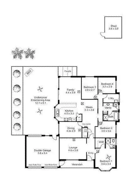 Floorplan of Homely house listing, 5 Pritchard Court, Camden Park SA 5038