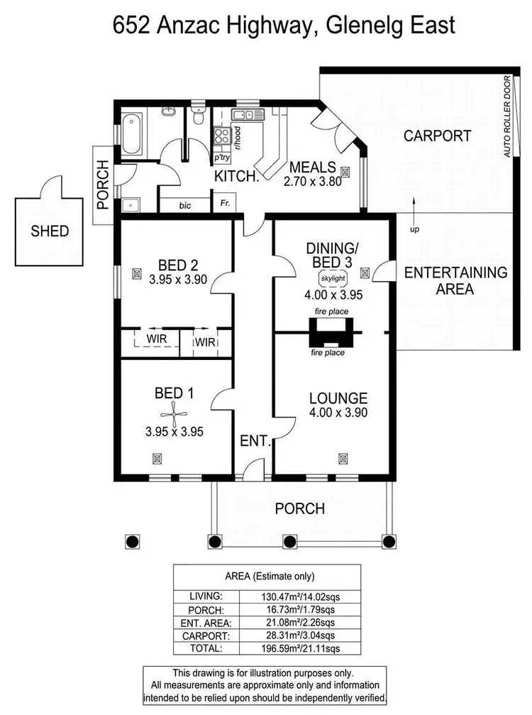 Floorplan of Homely house listing, 652 Anzac Highway, Glenelg East SA 5045