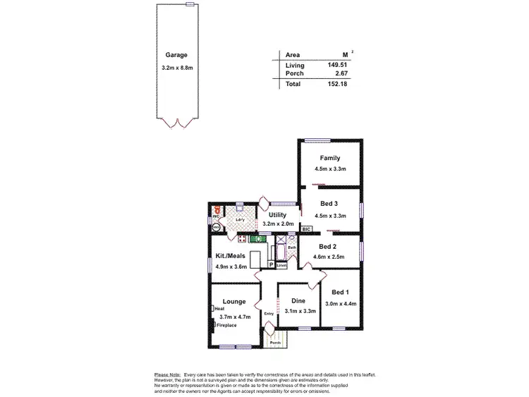 Floorplan of Homely house listing, 36 Ormonde Avenue, Warradale SA 5046