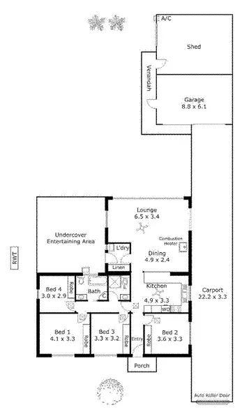 Floorplan of Homely house listing, 29 Hardy Avenue, Glengowrie SA 5044