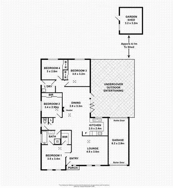 Floorplan of Homely house listing, 7 Perin Avenue, Woodcroft SA 5162
