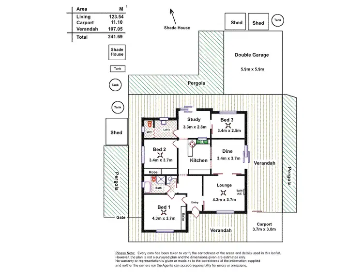 Floorplan of Homely house listing, 105 Railway Terrace, Ascot Park SA 5043