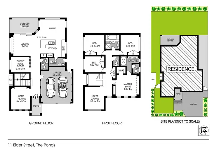 Floorplan of Homely house listing, 11 Eider Street, The Ponds NSW 2769