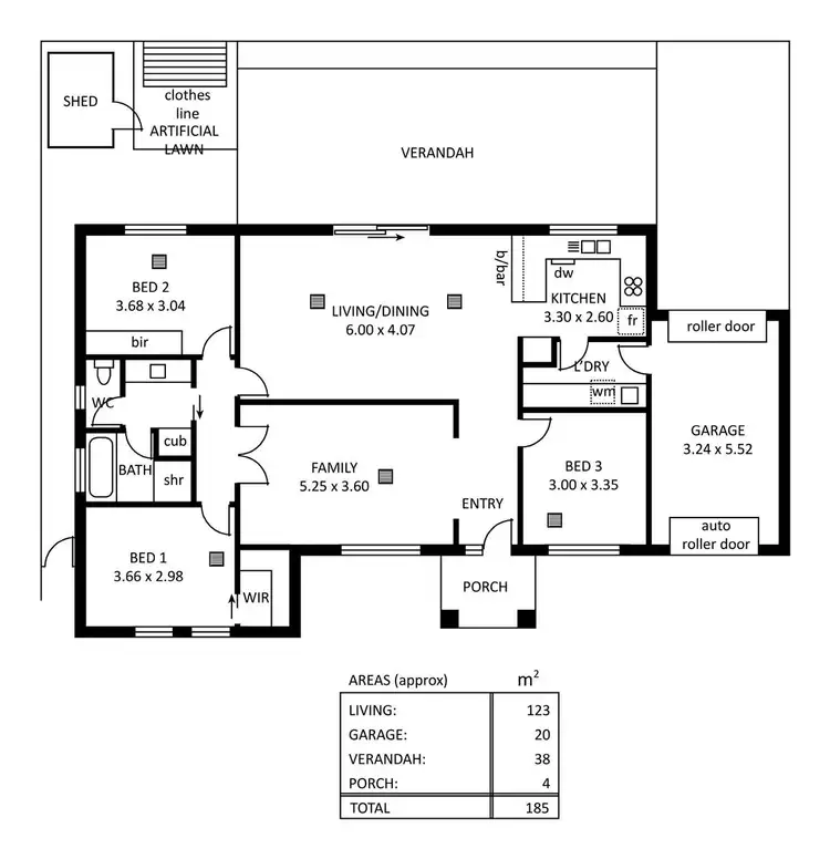 Floorplan of Homely house listing, 20 Brooklyn Terrace, Kilburn SA 5084
