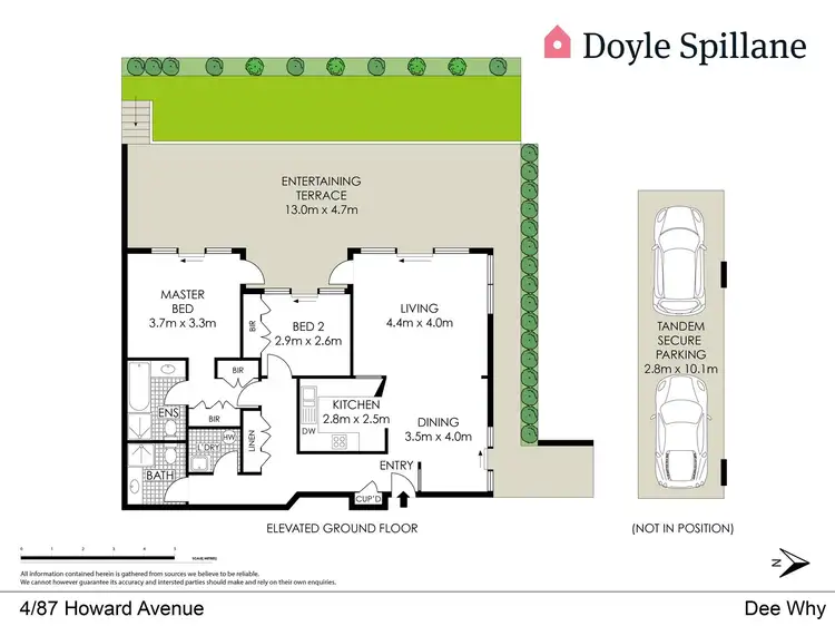 Floorplan of Homely unit listing, 4/87 Howard Avenue, Dee Why NSW 2099