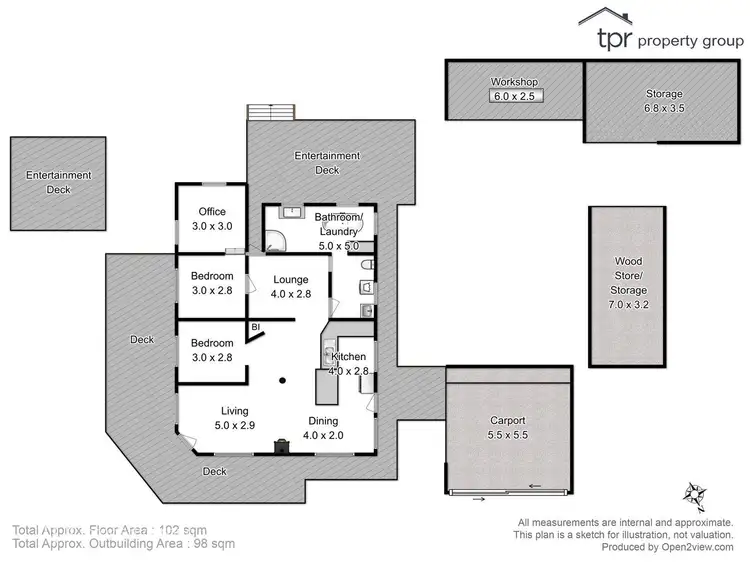 Floorplan of Homely house listing, 37 Jager Road, Southport TAS 7109