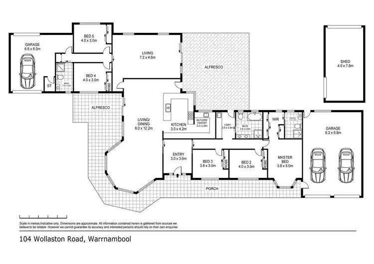 Floorplan of Homely house listing, 104 Wollaston Road, Warrnambool VIC 3280