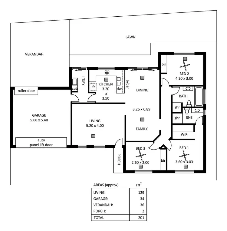 Floorplan of Homely house listing, 2a Alice Avenue, Blair Athol SA 5084