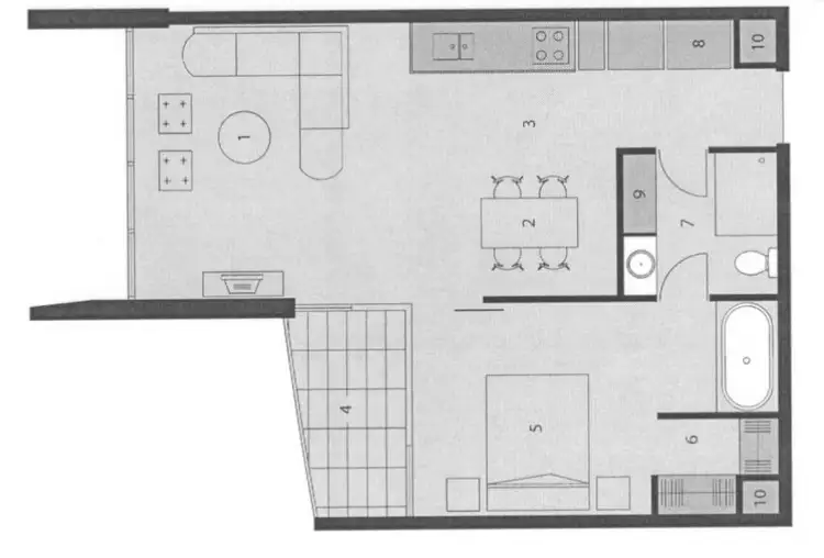 Floorplan of Homely apartment listing, 902/4 Wahroonga Place, Surfers Paradise QLD 4217