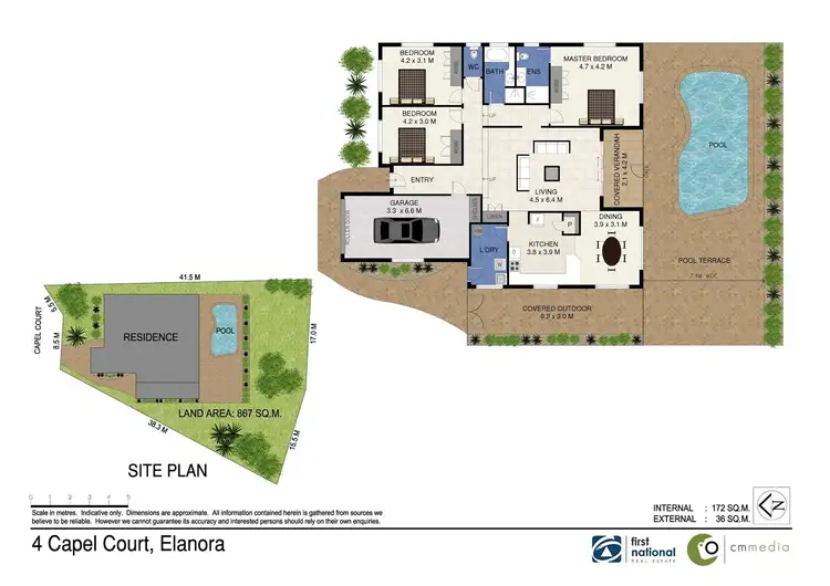 Floorplan of Homely house listing, 4 Capel Court, Elanora QLD 4221