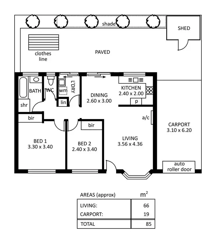 Floorplan of Homely unit listing, 7/14 Crozier Avenue, Modbury SA 5092