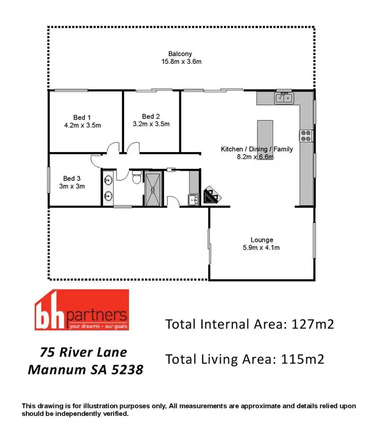 Floorplan of Homely house listing, 75 River Lane, Mannum SA 5238
