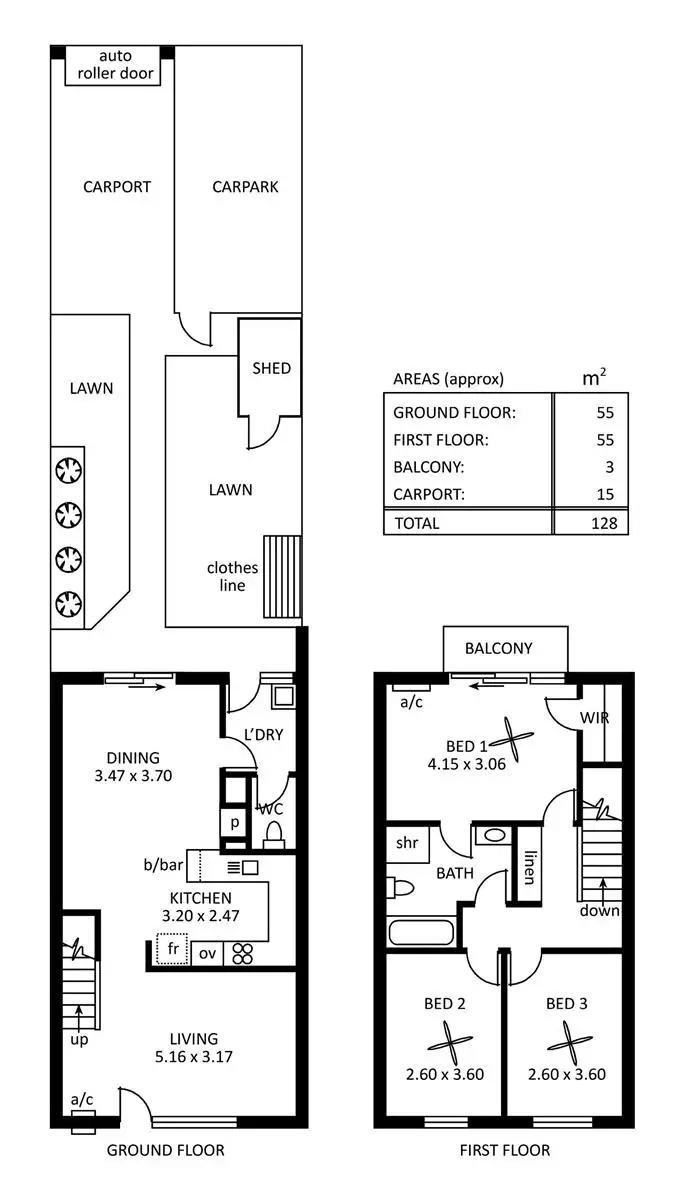 Floorplan of Homely house listing, 47 Bradford Court, Enfield SA 5085