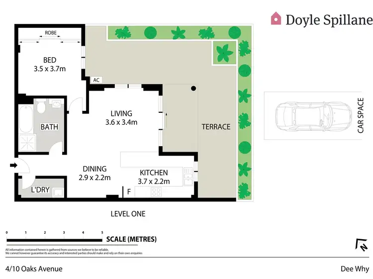 Floorplan of Homely unit listing, 4/10 Oaks Avenue, Dee Why NSW 2099
