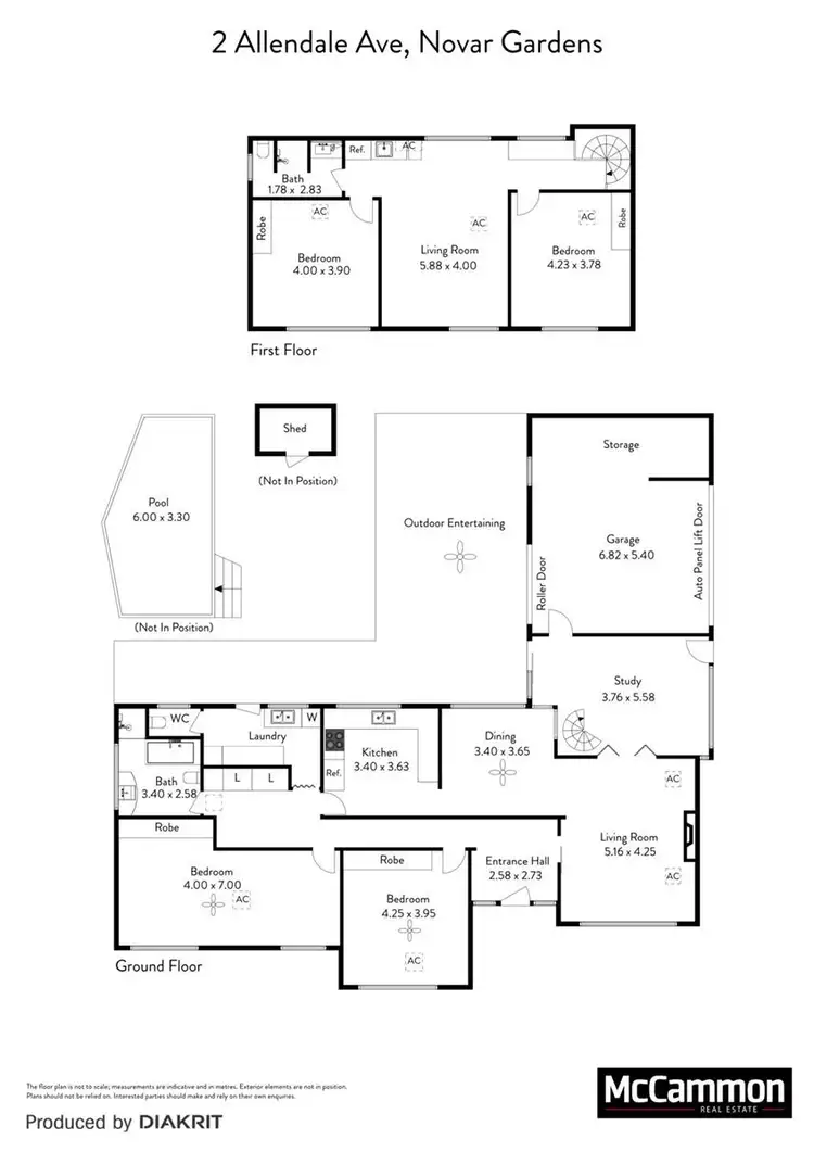 Floorplan of Homely house listing, 2 Allendale Avenue, Novar Gardens SA 5040