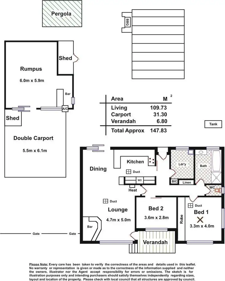 Floorplan of Homely house listing, 24 Carnoustie Avenue, Fairview Park SA 5126