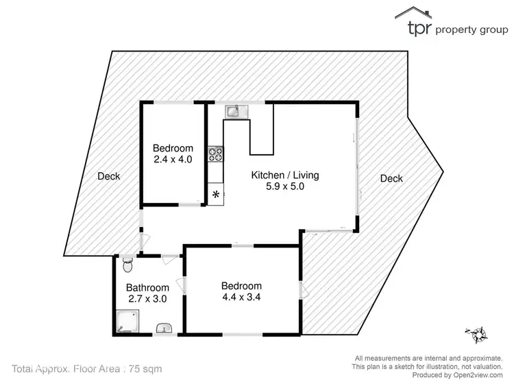 Floorplan of Homely house listing, 7193 Channel Highway, Nicholls Rivulet TAS 7112