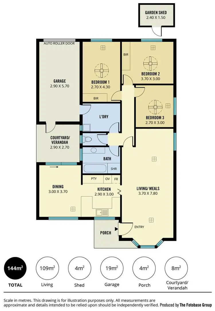 Floorplan of Homely unit listing, 5/7 Whiting Road, St Agnes SA 5097