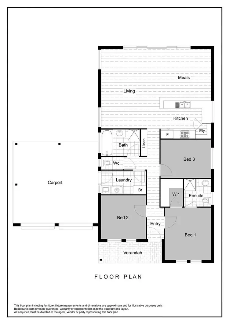 Floorplan of Homely house listing, 5 Cowan Avenue, Littlehampton SA 5250