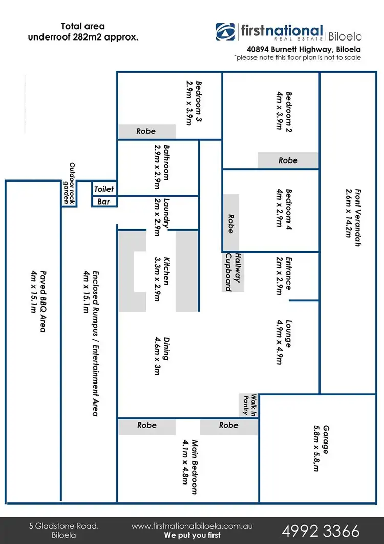 Floorplan of Homely house listing, 40894 Burnett Highway, Biloela QLD 4715
