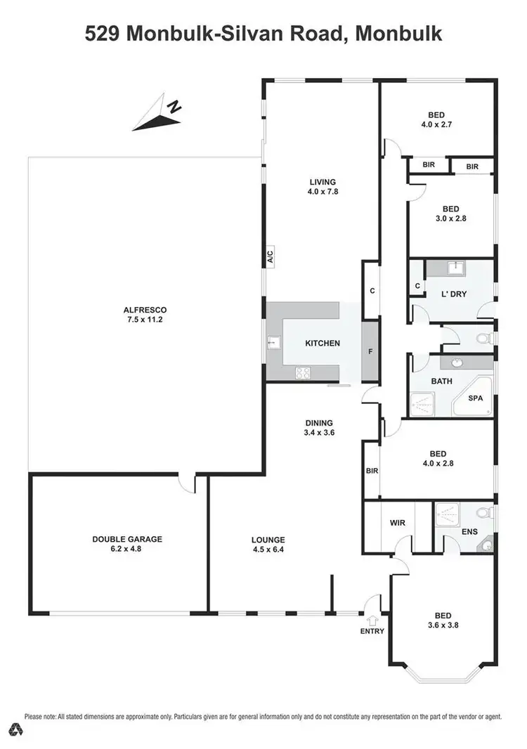 Floorplan of Homely house listing, 529 Monbulk Road, Monbulk VIC 3793