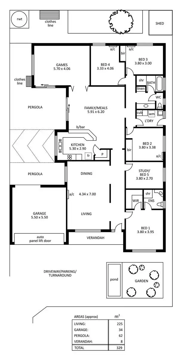 Floorplan of Homely house listing, 11a George Street, Kilburn SA 5084