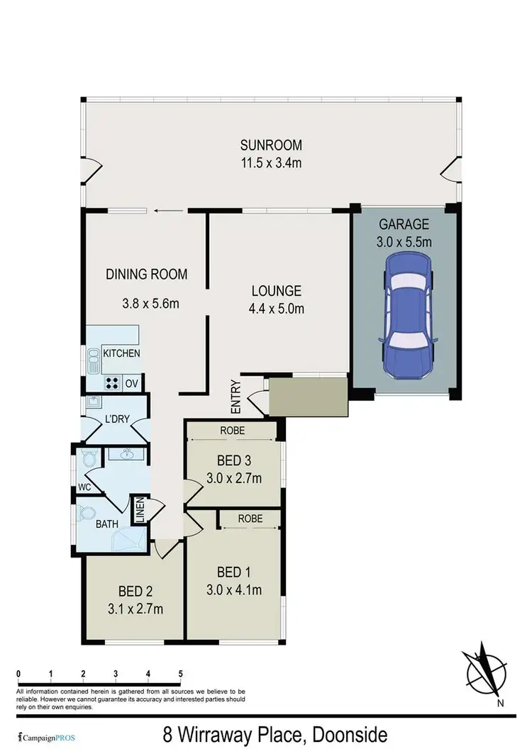 Floorplan of Homely house listing, 8 Wirraway Place, Doonside NSW 2767