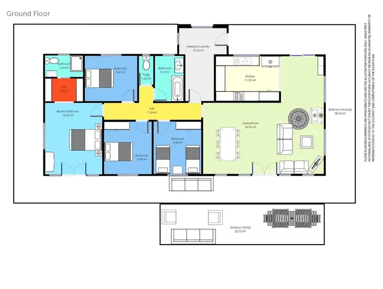 Floorplan of Homely rural property listing, 223 Mahon Lane, Osbornes Flat VIC 3691
