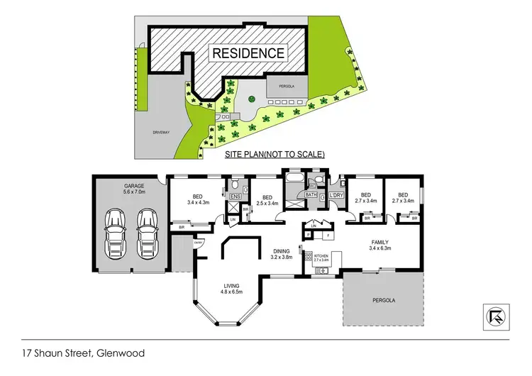 Floorplan of Homely house listing, 17 Shaun Street, Glenwood NSW 2768