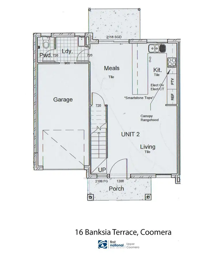 Floorplan of Homely townhouse listing, 16 Banksia Terrace, Coomera QLD 4209
