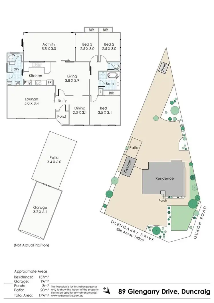 Floorplan of Homely house listing, 89 Glengarry Drive, Duncraig WA 6023