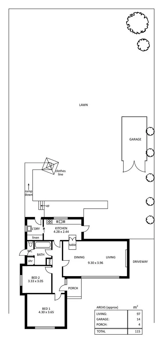 Floorplan of Homely house listing, 13 Frontenac Avenue, Panorama SA 5041