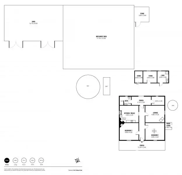 Floorplan of Homely house listing, 3211 Purnong Road, Purnong SA 5238