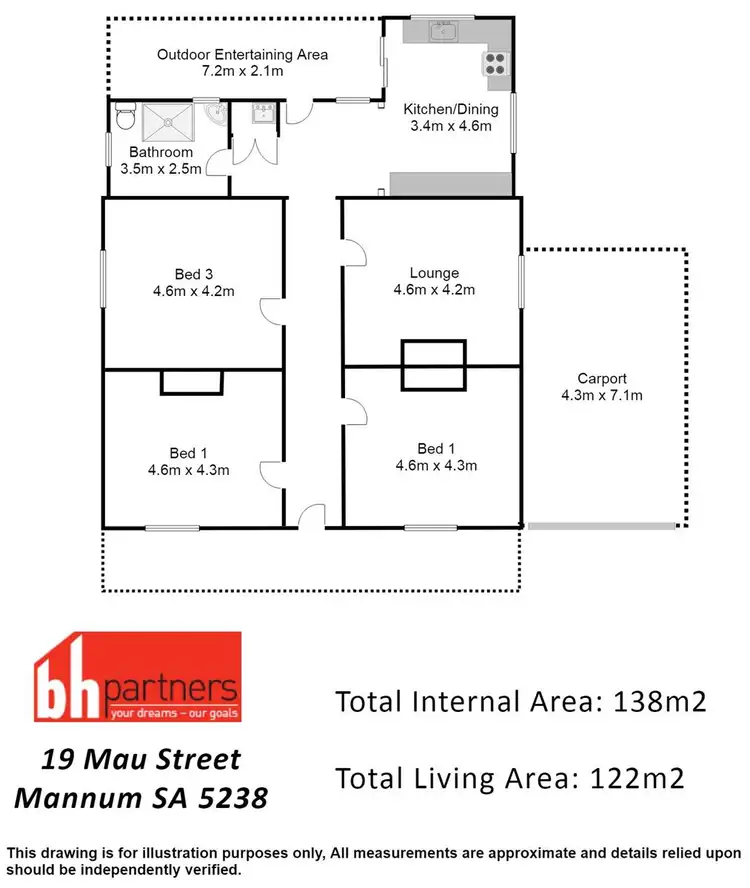 Floorplan of Homely house listing, 19 Mau Street, Mannum SA 5238