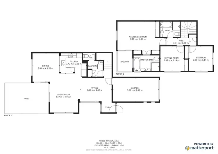 Floorplan of Homely townhouse listing, 29/82-86 Lime Tree Parade, Runaway Bay QLD 4216