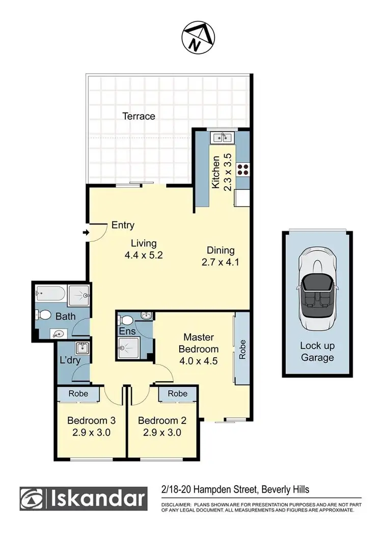 Floorplan of Homely apartment listing, 2/18-20 Hampden Street, Beverly Hills NSW 2209