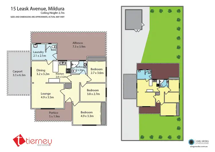 Floorplan of Homely house listing, 15 Leask Avenue, Mildura VIC 3500