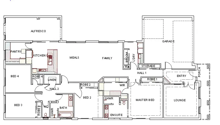 Floorplan of Homely house listing, 3 Field Avenue, Harkness VIC 3337