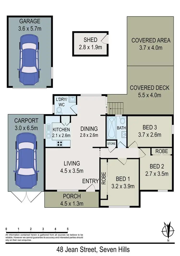 Floorplan of Homely house listing, 48 Jean Street, Seven Hills NSW 2147