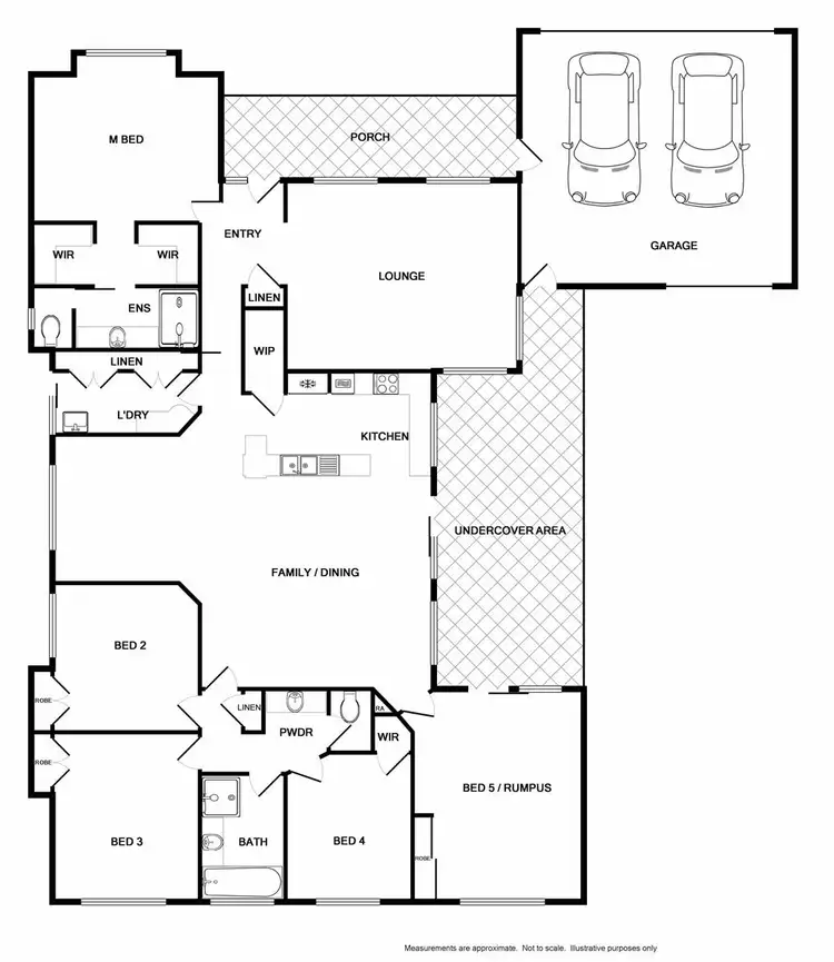 Floorplan of Homely house listing, 16 Swift Court, West Wodonga VIC 3690