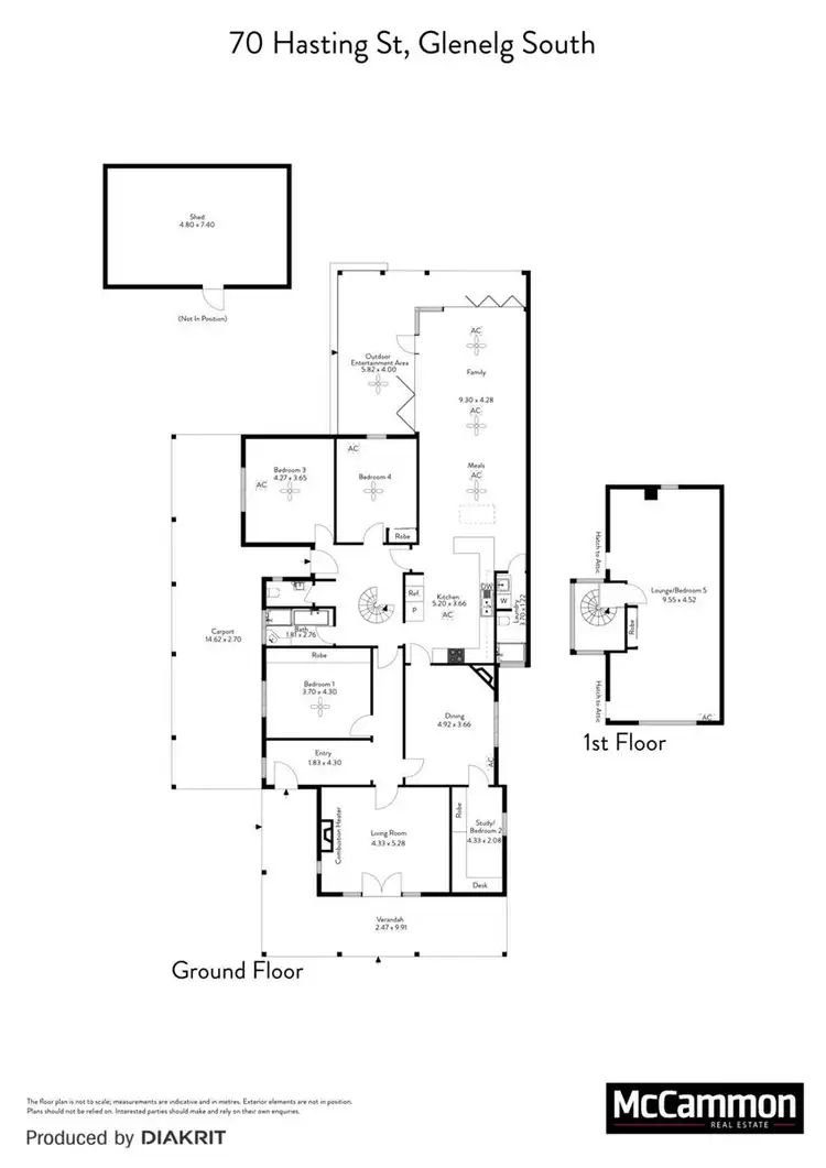 Floorplan of Homely house listing, 70 Hastings Street, Glenelg South SA 5045