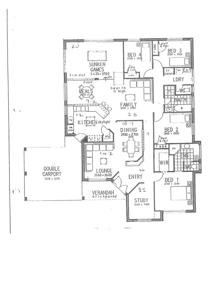 Floorplan of Homely house listing, 60 Buchanan Road, Roleystone WA 6111