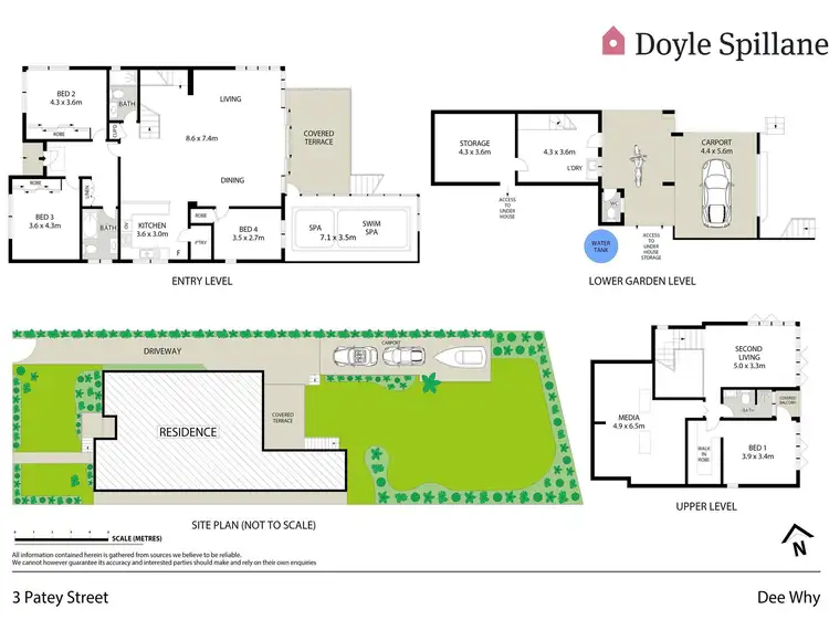 Floorplan of Homely house listing, 3 Patey Street, Dee Why NSW 2099