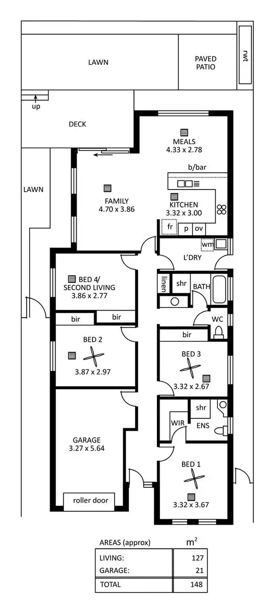 Floorplan of Homely house listing, 50 Oxford Avenue, Salisbury Heights SA 5109