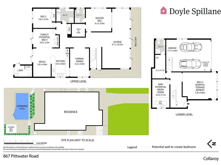 Floorplan of Homely house listing, 867 Pittwater Road, Collaroy NSW 2097