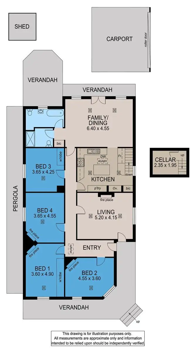 Floorplan of Homely house listing, 110 William Street, Norwood SA 5067