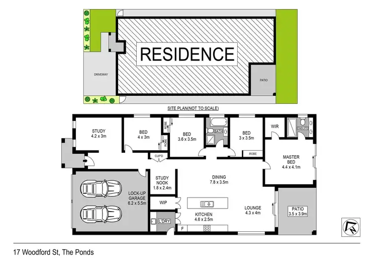 Floorplan of Homely house listing, 17 Woodford Street, The Ponds NSW 2769