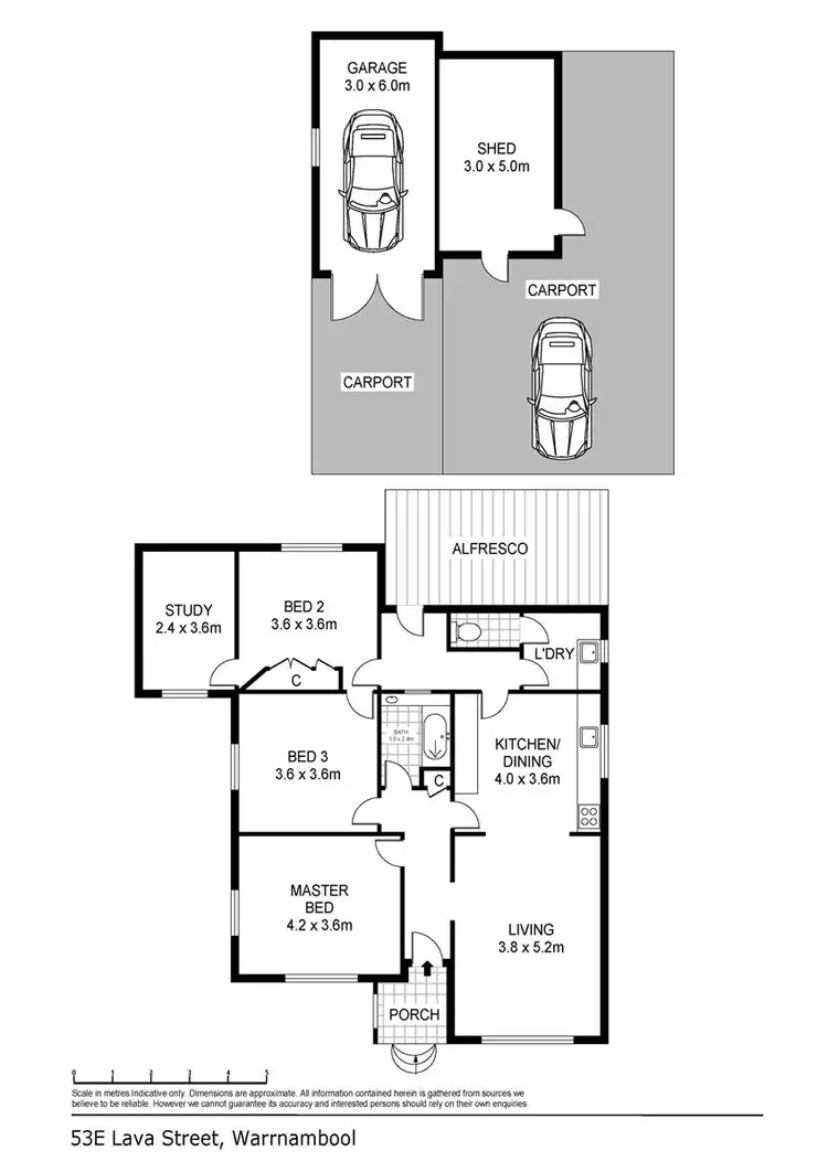 Floorplan of Homely house listing, 53E Lava Street, Warrnambool VIC 3280