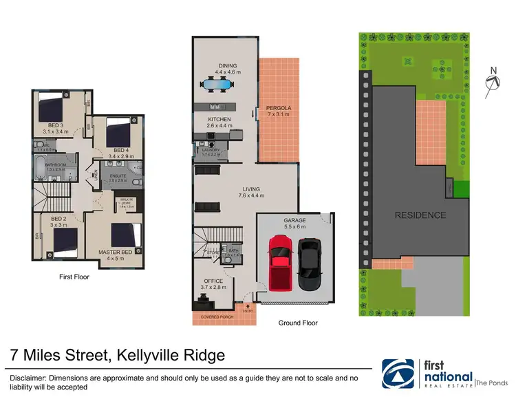 Floorplan of Homely house listing, 7 Miles Street, Kellyville Ridge NSW 2155