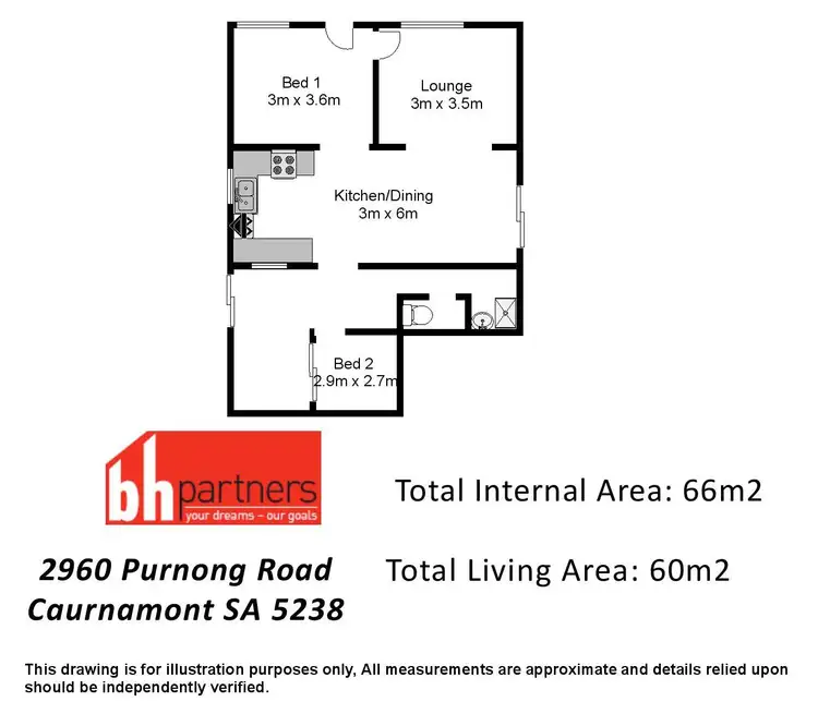 Floorplan of Homely house listing, 2960 Purnong Road, Caurnamont SA 5238